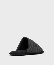 chaussons mules a rayures homme noir standardG774701_4