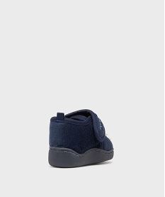 chaussons montants en velours avec motif dinosaure bebe garcon bleuG775901_4