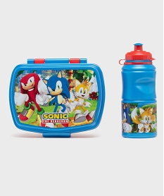 GEMO Boite à goûter avec gourde enfant - Sonic The Hedgehog bleu standard