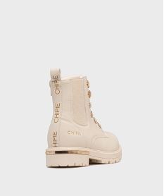 boots avec elastique et semelle crantee fille - chipie beigeG777401_4