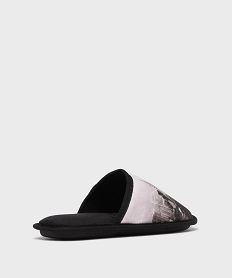 chaussons mules en velours doux homme noir standardG780701_4