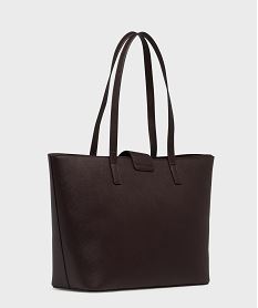 sac cabas rigide en matiere texturee femme violet grands sacs femmeG781101_3