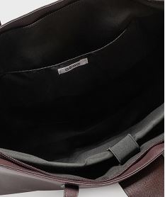 sac cabas rigide en matiere texturee femme violet grands sacs femmeG781101_4