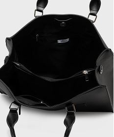 sac cabas porte main avec bandouliere amovible femme noir standard grands sacs femmeG781201_4