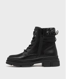 bottines biker avec semelle crantee fille - lovely wings noir standardG786201_3