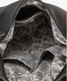 sac besace a multiples poches zippees femme noir standard sacs bandouliereG806301_3