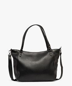GEMO Sac à main souple grand format femme noir standard