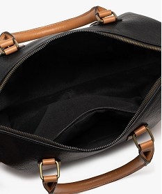 sac besace a anses et bandoulieres effet tresse femme noir standard sacs a mainG807801_3