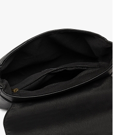 sac besace petit format style cartable a tresses femme noir standard sacs bandouliereG807901_3