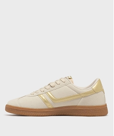 baskets a lacets avec empiecements scintillants femme - ellesse beige standardG808801_3