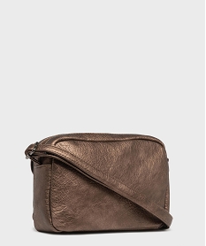 sac a bandouliere en matiere metallisee femme gris sacs bandouliereG809201_2