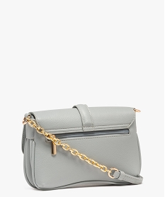 sac besace compact avec bandouliere chaine femme bleu sacs bandouliereG810801_2