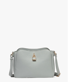 GEMO Sac besace multicompartiment femme Bleu
