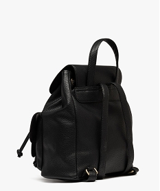 sac a dos en matiere grainee femme noir standard sacs a dos et sacs de voyageG811101_2