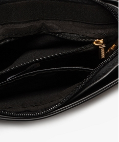 sac besace compact avec bandouliere chaine femme noir standard sacs bandouliereG811301_3
