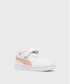 baskets court lally ac fermeture scratch fille - puma blanc standard basketsG811601_2