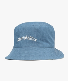 GEMO Chapeau bob réversible bébé garçon Bleu
