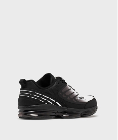 baskets bicolore a lacets homme - airness noir standardG818701_4
