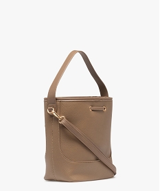 sac seau a bandouliere amovible femme beige sacs a mainG820501_2