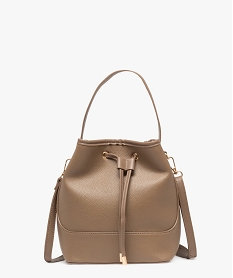 sac seau a bandouliere amovible femme beige sacs a mainG820501_3