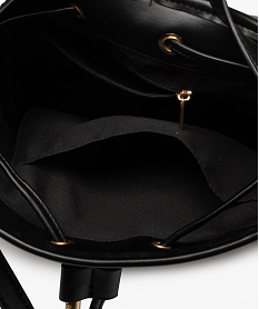 sac seau a bandouliere amovible femme noir standard sacs a mainG820701_4