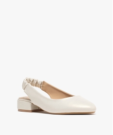 ballerines irisees avec bride arriere elastique femme - valentina baldano beigeG821501_2