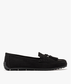 GEMO Mocassins confort en toile femme - Valentina Baldano noir standard
