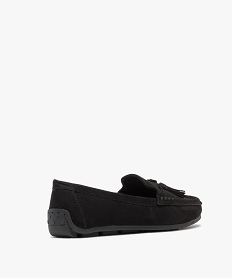 mocassins confort en toile femme - valentina baldano noir standard mocassinsG825401_4