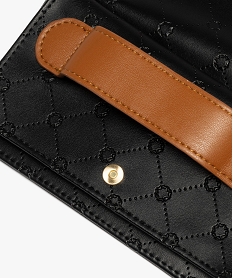 portefeuille compagnon avec bride de transport femme noir standard porte-monnaie et portefeuillesG825901_4