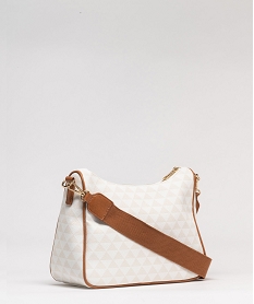 sac besace a bandouliere amovible femme beige sacs bandouliereG827001_2