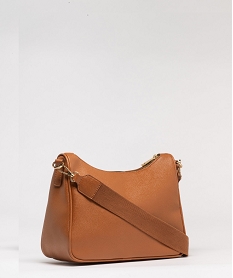 sac besace a bandouliere amovible femme marron standard sacs bandouliereG827101_2