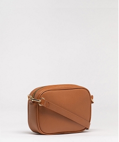sac besace compact a bandouliere amovible femme marron standard sacs bandouliereG827201_2