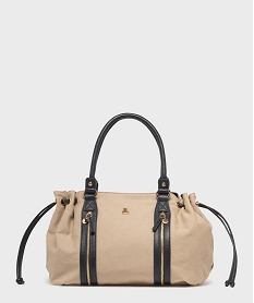 GEMO Sac en toile avec bandoulière amovible femme - LuluCastagnette Beige