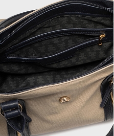 sac en toile avec bandouliere amovible femme - lulucastagnette beigeG827801_3