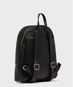 sac a dos aspect tresse et ajoure femme noir standard sacs a dos et sacs de voyageG828201_2