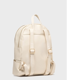 sac a dos aspect tresse et ajoure femme beige sacs a dos et sacs de voyageG828301_2