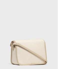 sac besace a bandouliere en toile femme beige sacs bandouliereG829101_2