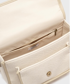 sac besace a bandouliere en toile femme beige sacs bandouliereG829101_3