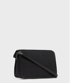 sac besace a bandouliere en toile femme noir standard sacs bandouliereG829401_2