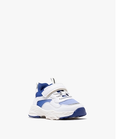 baskets legeres a grosse semelle et details reflechissants bebe garcon bleu baskets et tennisG829501_2