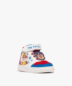 baskets montantes a lacets elastiques et scratch imprimees bebe garcon - la patpatrouille bleu baskets et tennisG829701_2