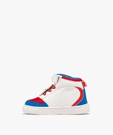 baskets montantes a lacets elastiques et scratch imprimees bebe garcon - la patpatrouille bleu baskets et tennisG829701_3