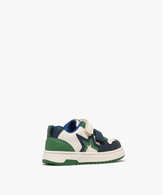 baskets basses a scratch multicolores bebe garcon bleu standard baskets et tennisG836901_4