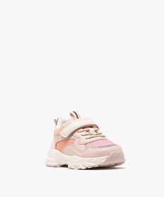 baskets mid en mesh a grosse semelle bebe fille rose chine baskets et tennisG837901_2
