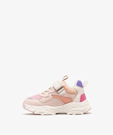 baskets mid en mesh a grosse semelle bebe fille rose chine baskets et tennisG837901_3