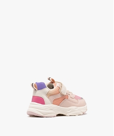baskets mid en mesh a grosse semelle bebe fille rose chine baskets et tennisG837901_4
