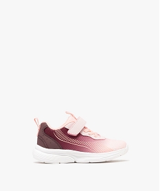 GEMO Baskets basses légères en mesh respirant bébé fille Rose
