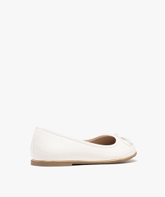 ballerines vernies avec petit noeud femme - valentina baldano blanc vif ballerinesG840701_4