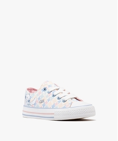 baskets basses en toile a motifs fille - stitch blanc standard basketsG843501_2
