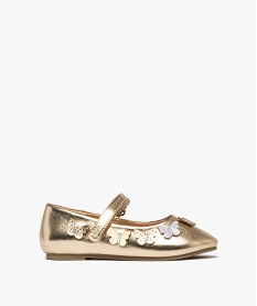 GEMO Ballerines métallisées avec papillons en relief fille - Lovely Wings dore